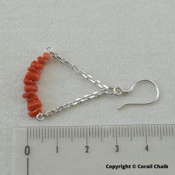 Boucle d’oreille Corail 1-502