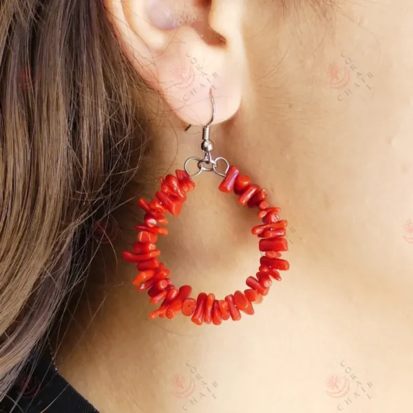Boucle d'oreille Corail 5-522