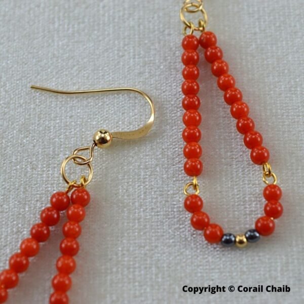 Boucle d’oreille Corail 4-505 – Image 2