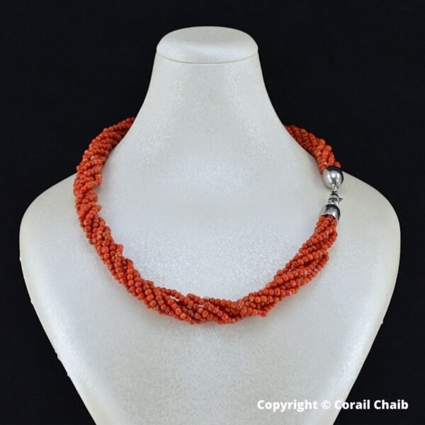 Collier Corail torsadé 5-T700