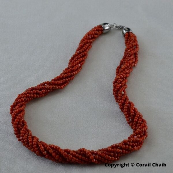 Collier Corail torsadé 5-T700 – Image 3