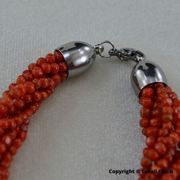 Collier Corail torsadé 5-T700 – Image 2