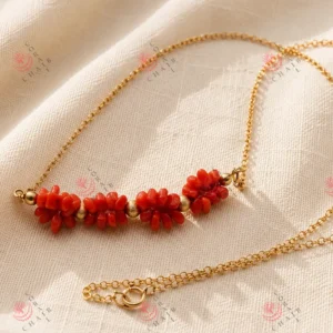 Coral Necklace 4-206 - Image 3