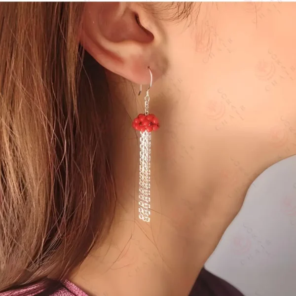 Boucle d’oreille Corail 1-523