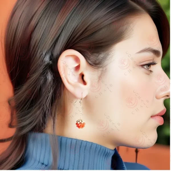 Boucle d’oreille Corail 4-514