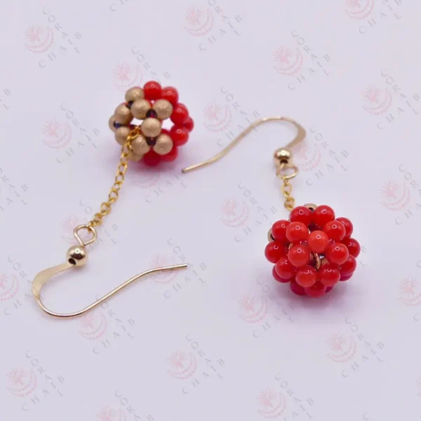 Boucle d’oreille Corail 4-514 – Image 3