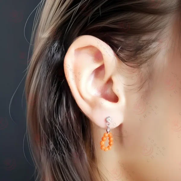 Boucle d’oreille Corail 5-519