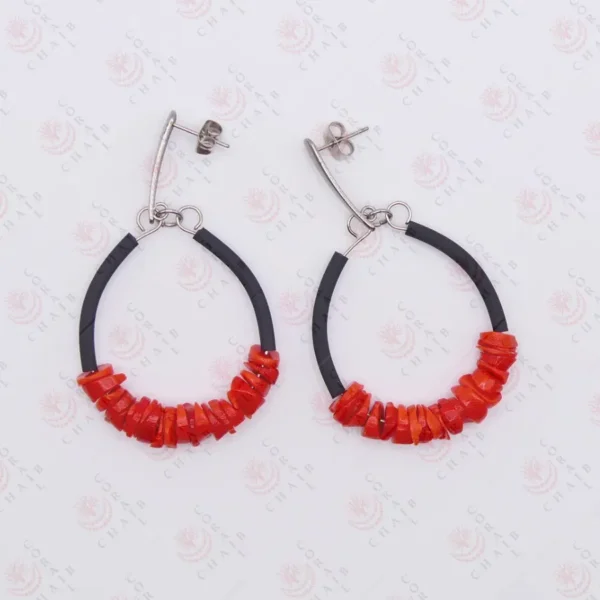 Boucle d'oreille Corail 5-518