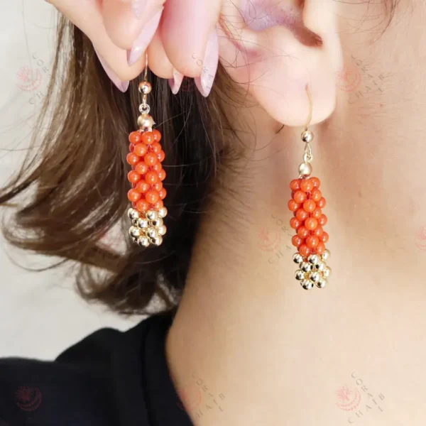 Boucle d’oreille Corail 4-518