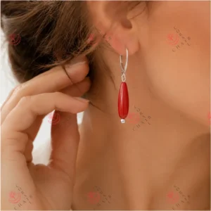 Coral Earrings 1-524 - Image 4