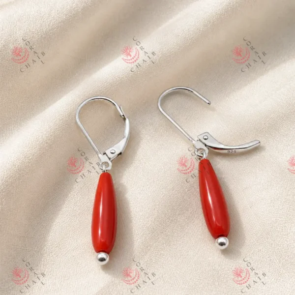 Boucle d’oreille Corail 1-524